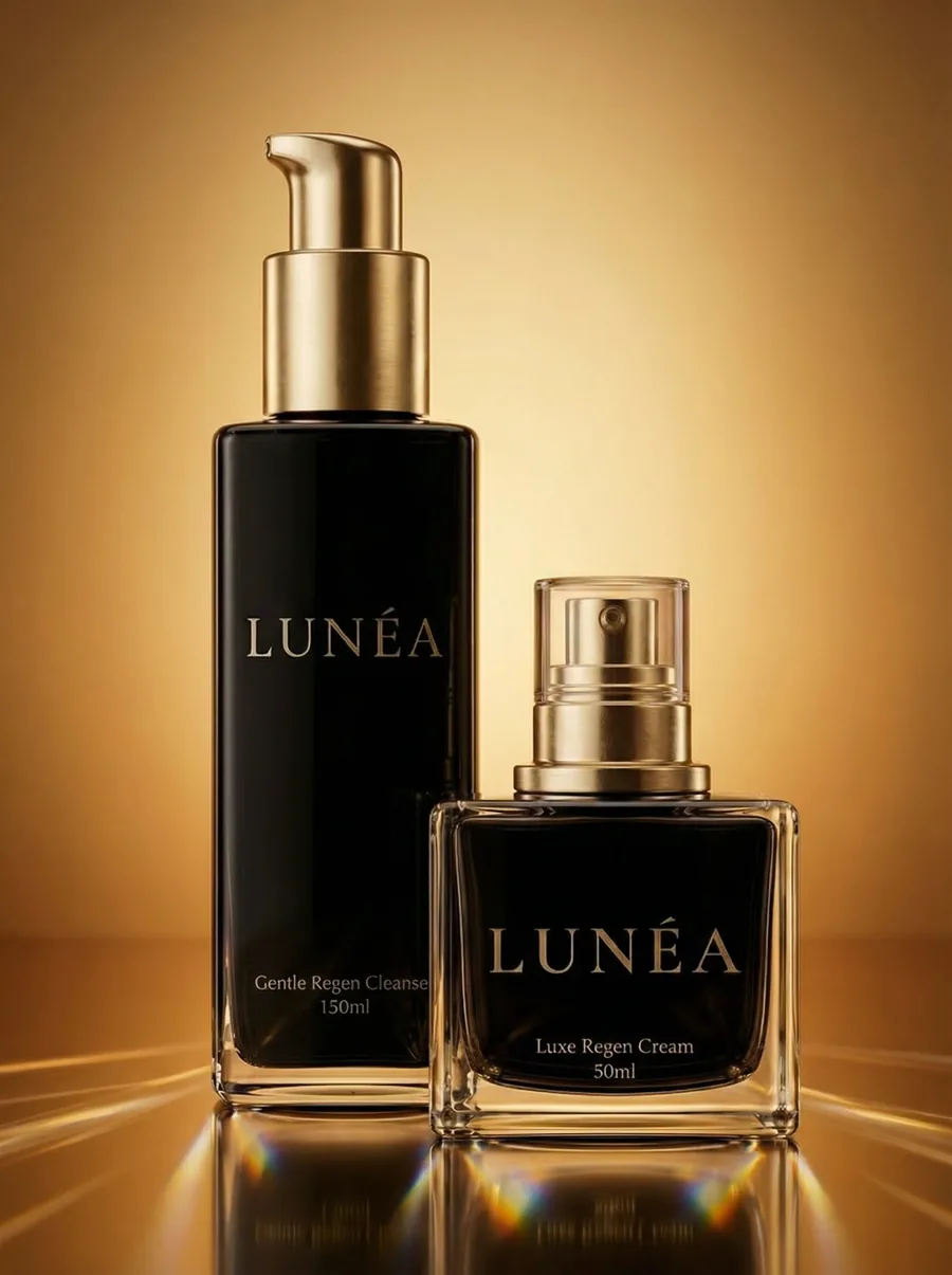LUNÉA Gentle Regen Cleanser and Luxe Regen Cream — limited launch set
